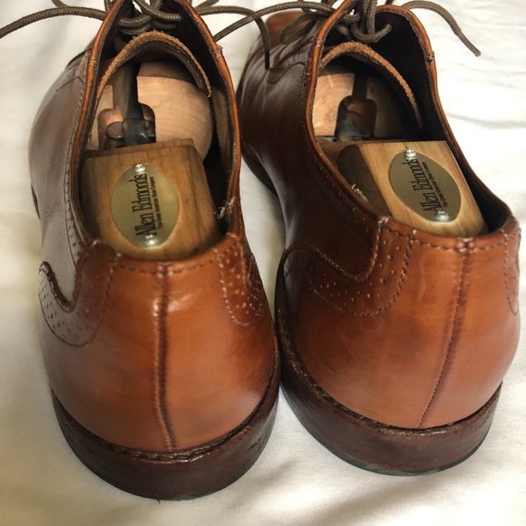 Allen Edmonds Plain-toe Lace-up Oxford Shoes | Size 10.5 D | Color: Tan Leather main image 12